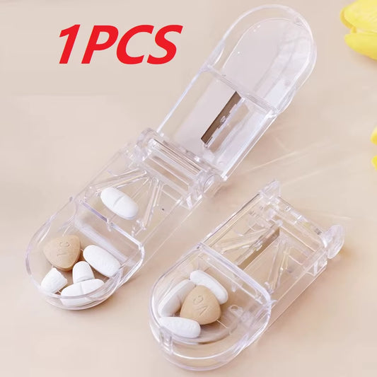 10 Compartments Travel Pill Organizer Pocket Portable Pill Storage Box Case Daily Pill Container or Purse Fish Oil Medicine